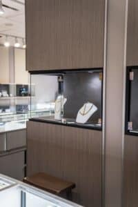 Corner Showcase Display