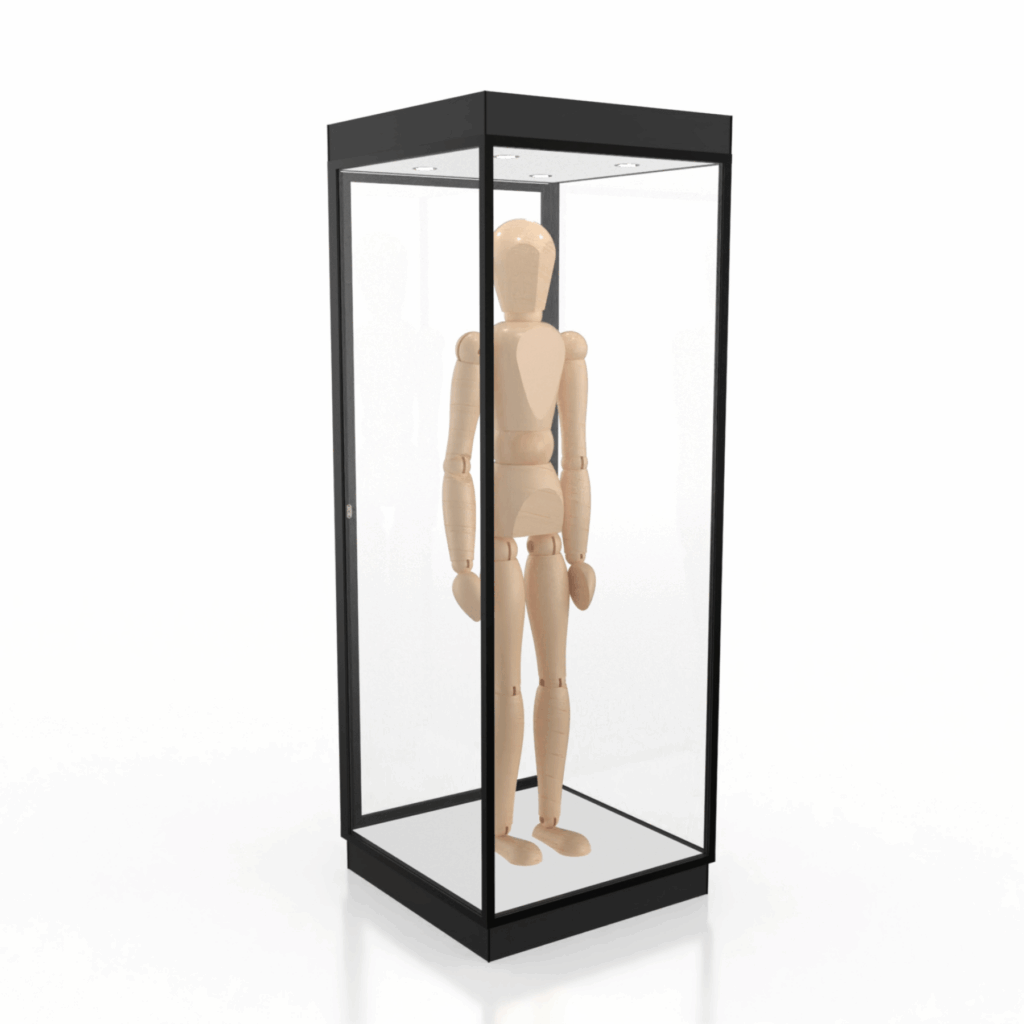 mannequin display cases