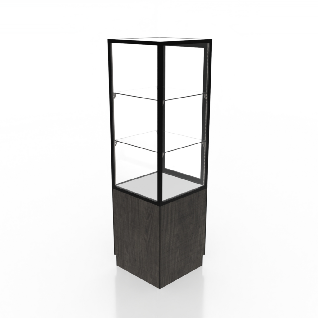corner display cases